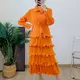 Sleeveless Pleated Gown Pleated Dress - - Pleats Clothing 3