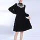 Black Pleated Gown Anti-wrinkle - - Pleats Clothing 3
