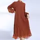 Green Pleated Gown Fast Shipping to Over 200+ Countries & Regions. - - Pleats Clothing 2