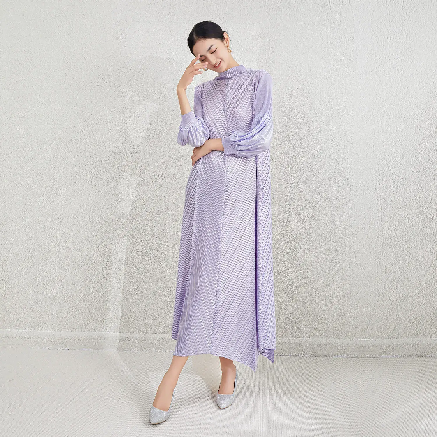Pleated Frock for Ladies - - Pleats Clothing-1 5