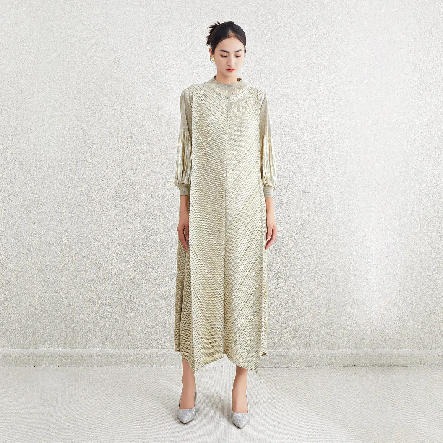 Pleated Frock for Ladies - - Pleats Clothing-1 7