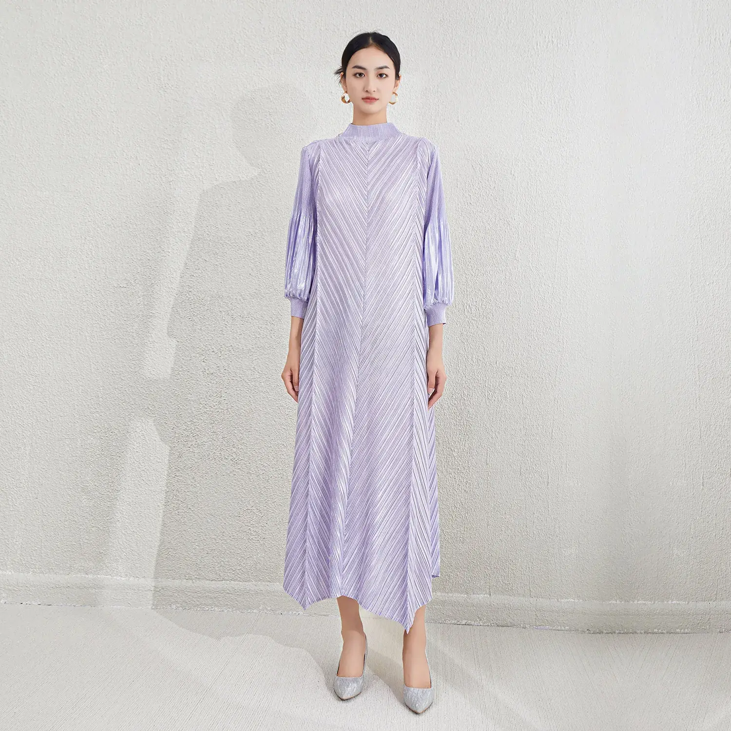 Pleated Frock for Ladies - - Pleats Clothing-1 6