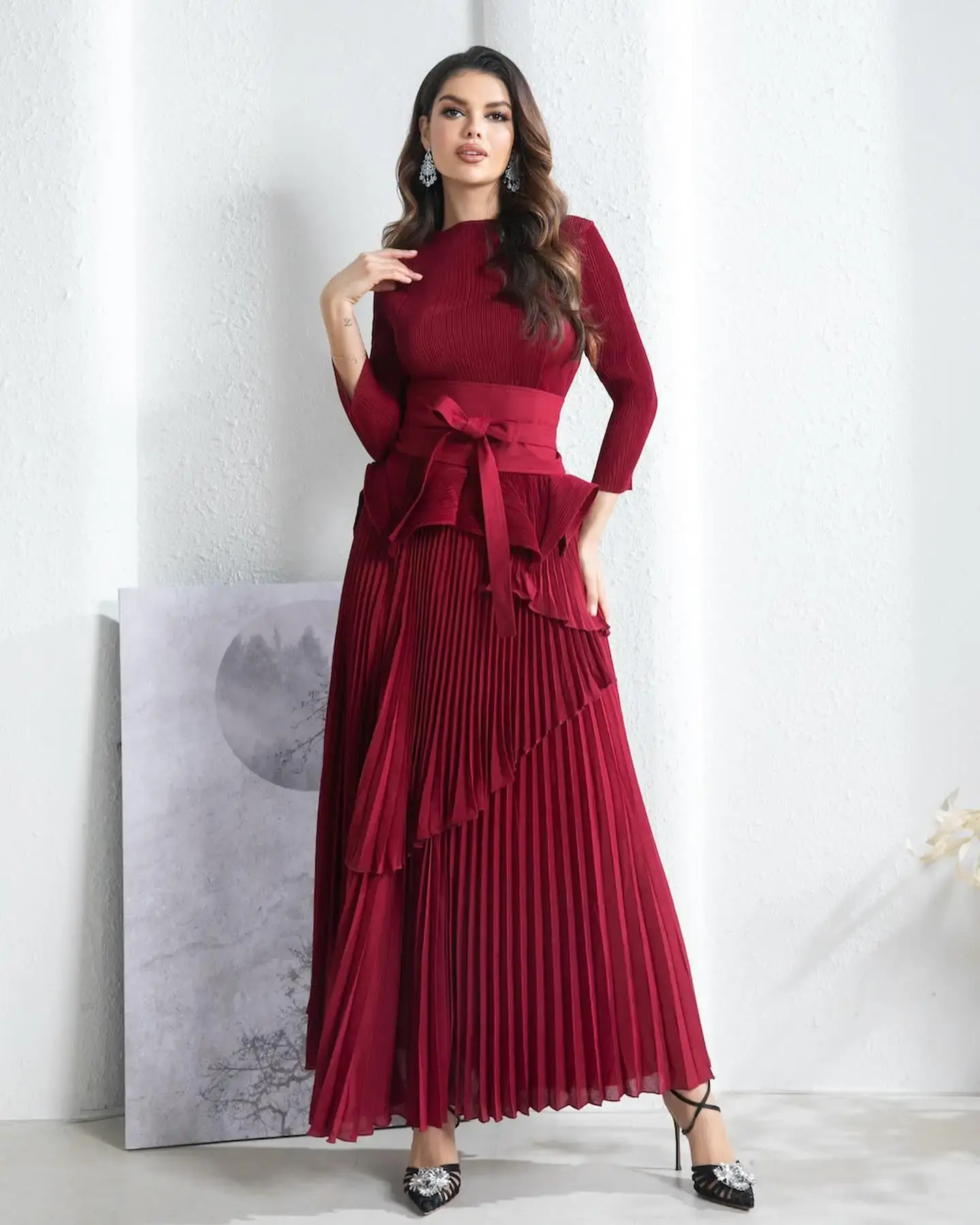 Pleated Dress Suit by Pleats Clothing 5