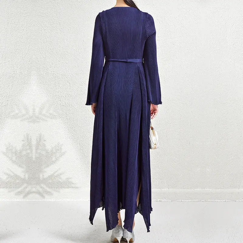Strapless Pleated Gown by Pleats Clothing-1 6