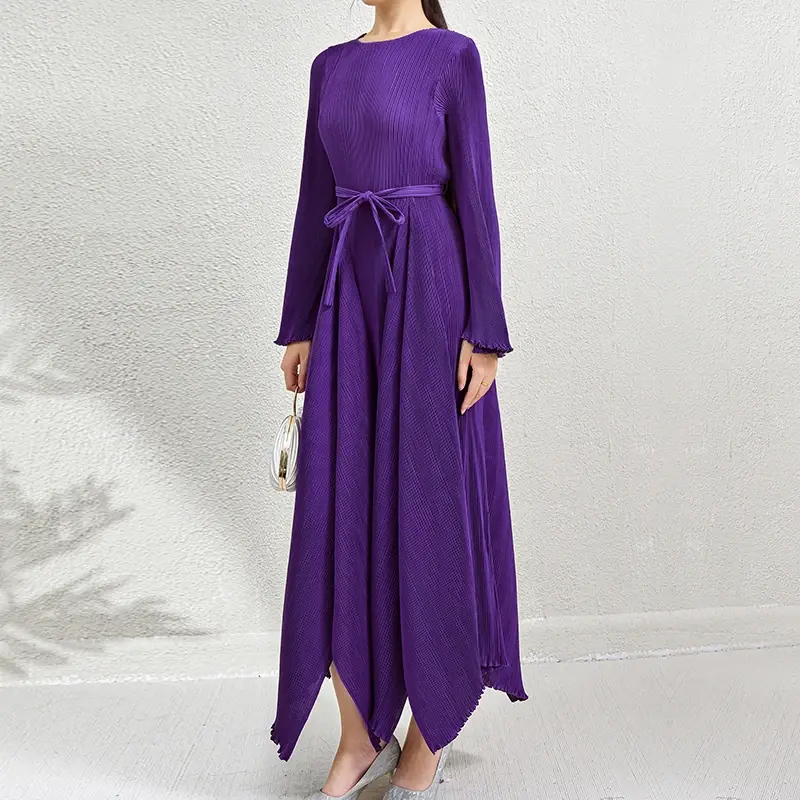 Strapless Pleated Gown by Pleats Clothing-1 7
