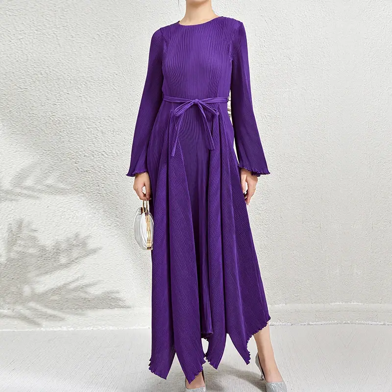 Strapless Pleated Gown by Pleats Clothing-1 2