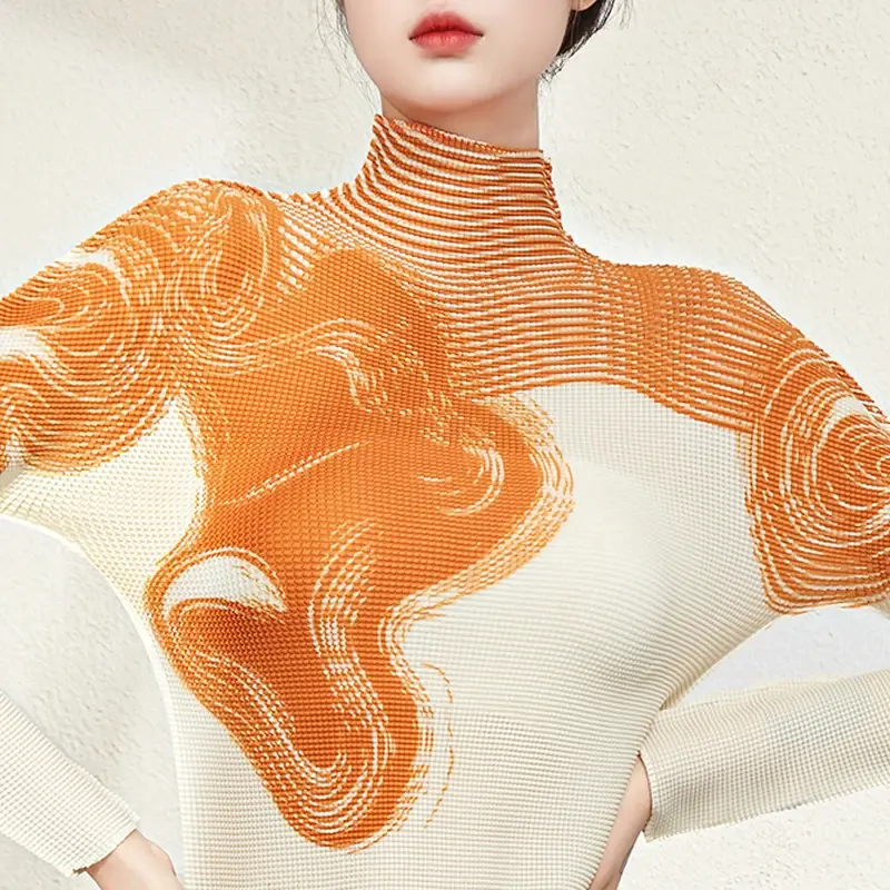 Black Sparkle Pleated Skirt by Pleats Clothing 7