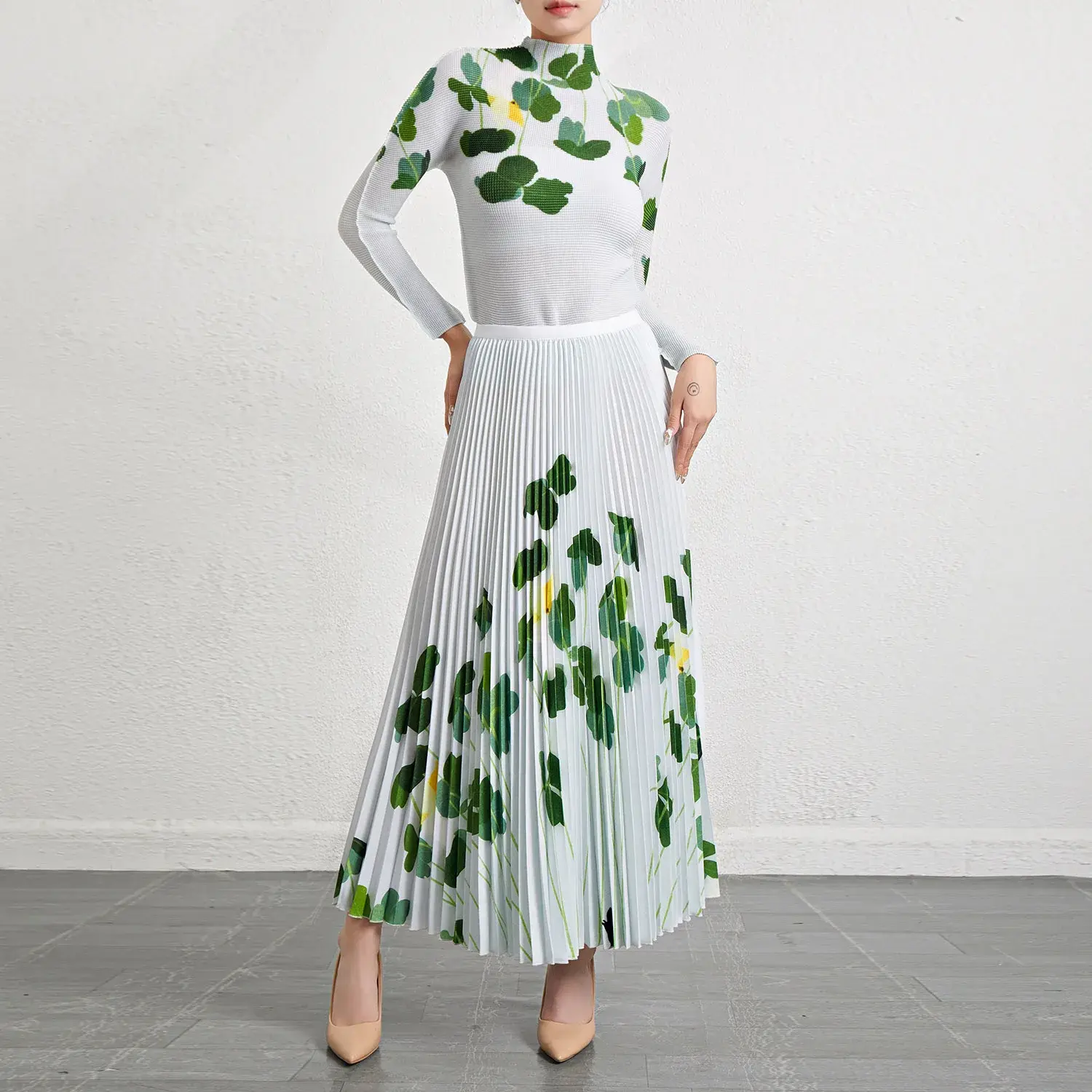 Pleated Gown - - Pleats Clothing 2
