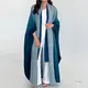Long Sleeve Pleated High Neck Gown - - Pleats Clothing-1 2