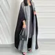 Long Sleeve Pleated High Neck Gown - - Pleats Clothing-1 3