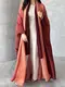 Long Sleeve Pleated High Neck Gown - - Pleats Clothing-1 6