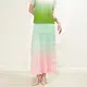 Pleated Ruffle Asymmetrical Crepe Gown Summer by Pleats Clothing 5
