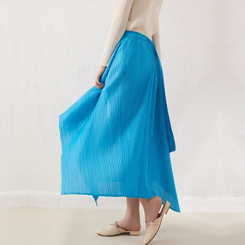 Chiffon Pleated Gown Accept Customized Color - - Pleats Clothing 4