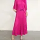 Red Pleated Gown Support by Pleats Clothing 5