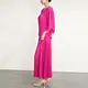 Red Pleated Gown Support by Pleats Clothing 6
