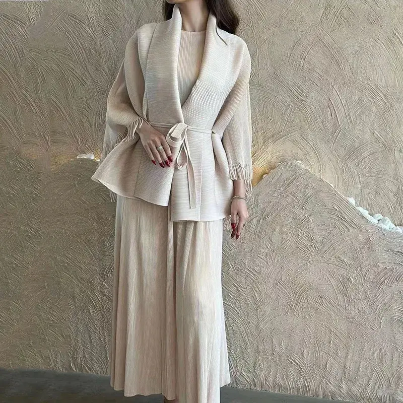 Long Sleeve Pleated Gown Pay with the World’s Most Payment Methods. by Pleats Clothing 2