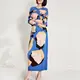 Long Sleeve Pleated High Neck Gown About 20-25 Days - - Pleats Clothing 5