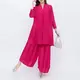 Womens Pleated Suit Pants Summer - - Pleats Clothing 2