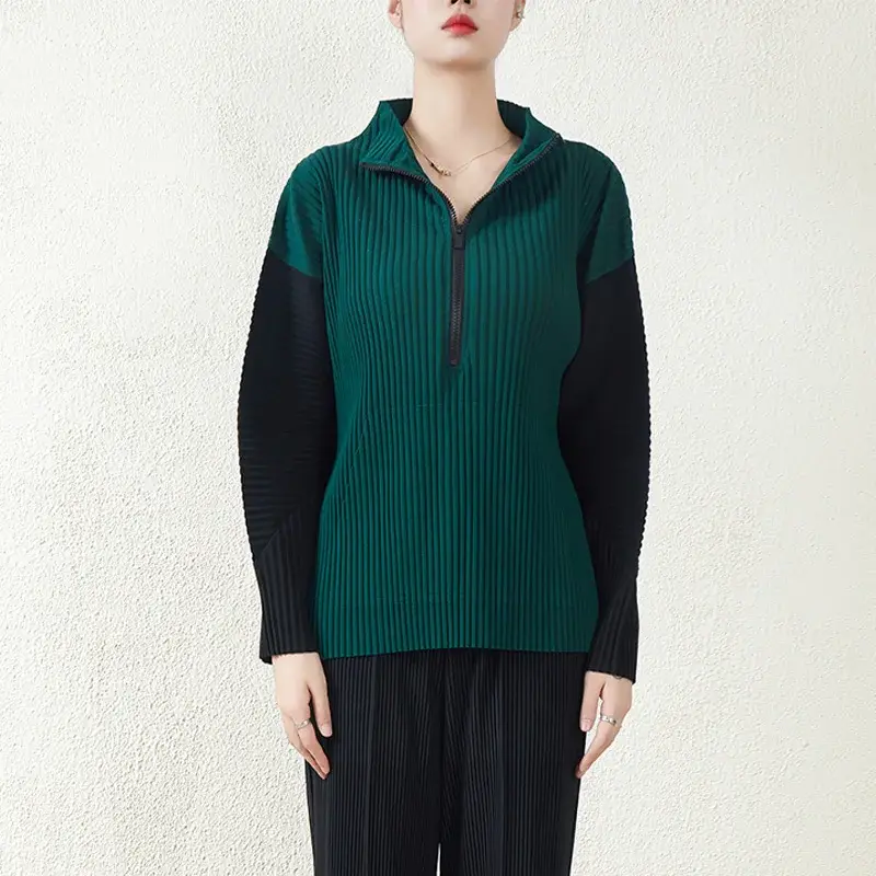 Pleated Shorts Plus Size Pleated Top - - Pleats Clothing 5