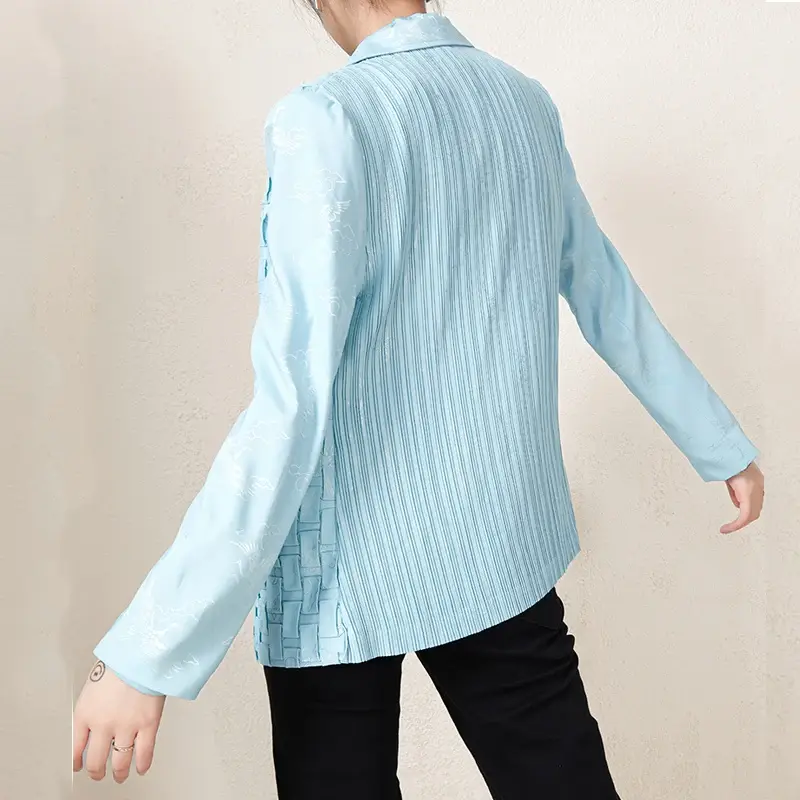 Pleated Gown Dress Autunmn - - Pleats Clothing 4