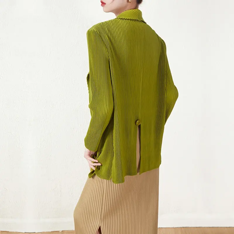 Pleated Cardigan Optional (You Can Buy Samples to Check the Quality Before Placing an Order) - - Pleats Clothing 7