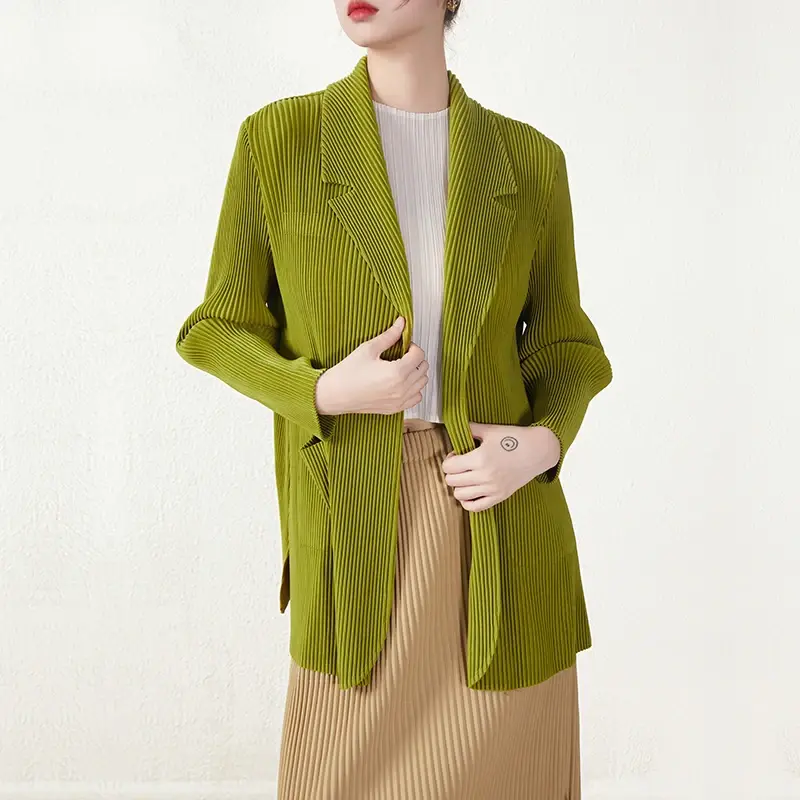 Pleated Cardigan Optional (You Can Buy Samples to Check the Quality Before Placing an Order) - - Pleats Clothing 6