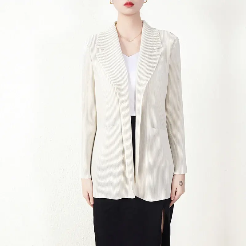 Pleated Cardigan Optional (You Can Buy Samples to Check the Quality Before Placing an Order) - - Pleats Clothing 3