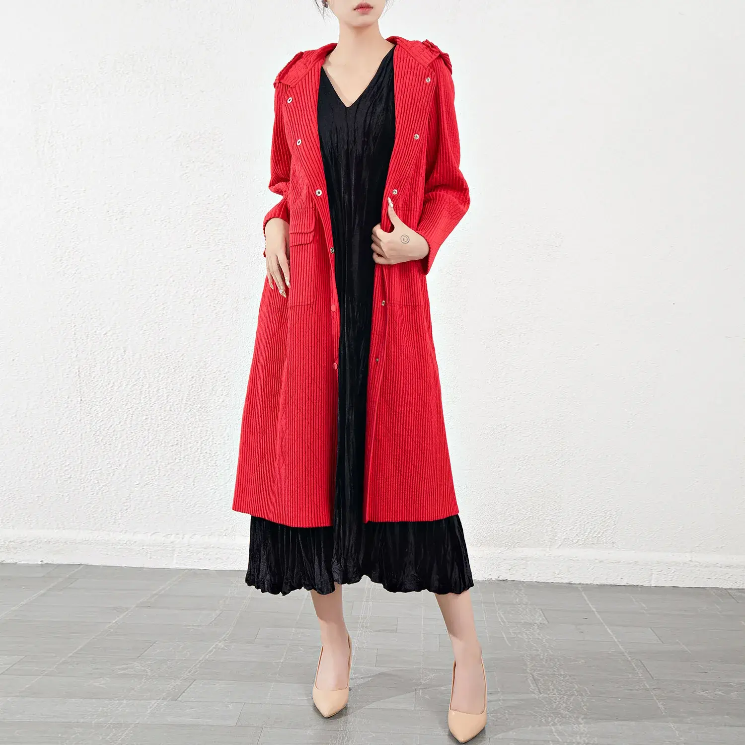 Pleated Cardigan Sweater Trade Assurance Or Asclient's Requirement. - - Pleats Clothing 3