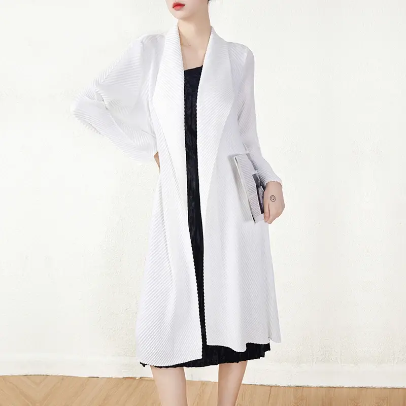 Pleated Back Cardigan Western Union by Pleats Clothing 6