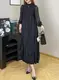 Gold Pleated Gown Anti-Static - - Pleats Clothing 5