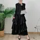 Blue Pleated Gown 0.500 Kg - - Pleats Clothing 3
