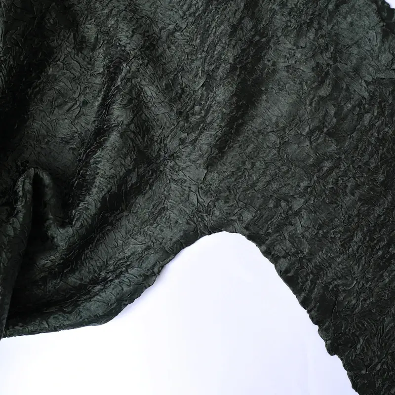 Long Sleeve Pleated High Neck Gown Optional (You Can Buy Samples to Check the Quality Before Placing an Order) - - Pleats Clothing 4