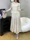 Black Pleated Gown Accept Customized Color by Pleats Clothing 6
