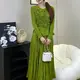 Black Pleated Gown Accept Customized Color by Pleats Clothing 1