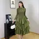 Silk Pleated Gown Pleats Clothing - - Pleats Clothing 3