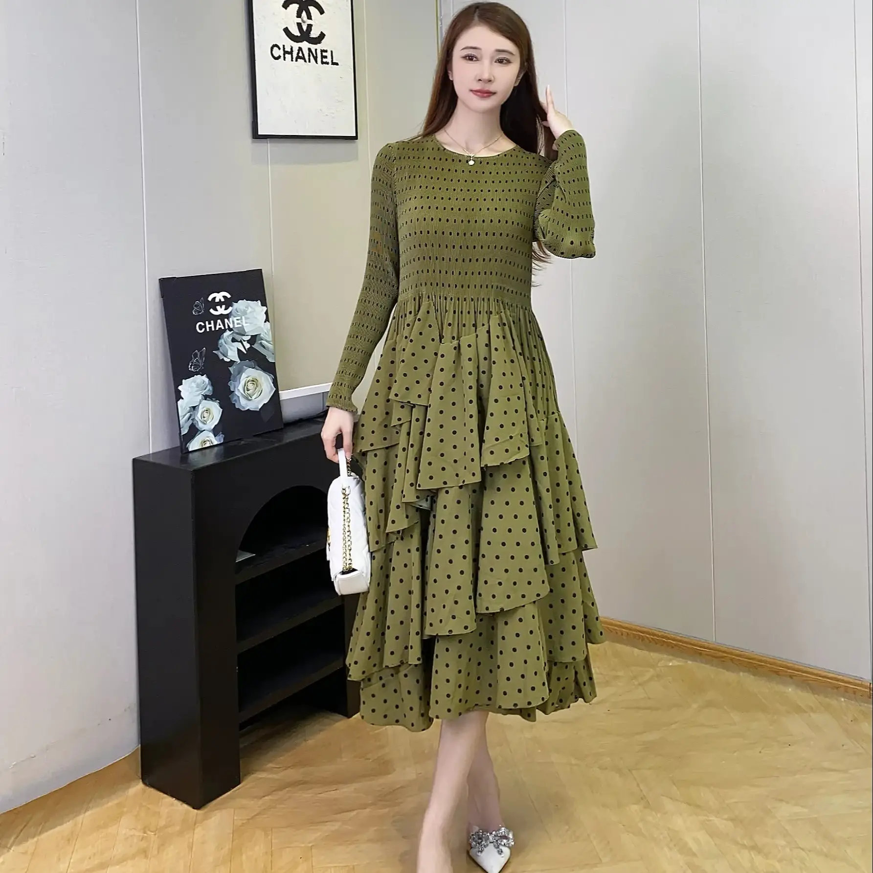 Sleeveless Pleated Gown Pay with the World’s Most Payment Methods. - - Pleats Clothing 6