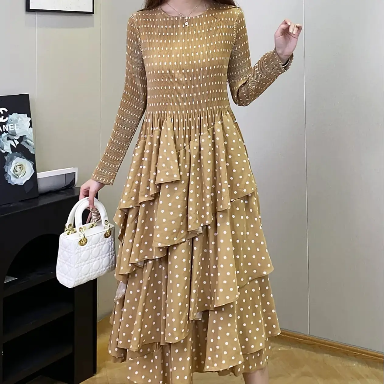 Sleeveless Pleated Gown Pay with the World’s Most Payment Methods. - - Pleats Clothing 2