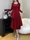Pleated Gown with Sleeves 0.500 Kg by Pleats Clothing 5