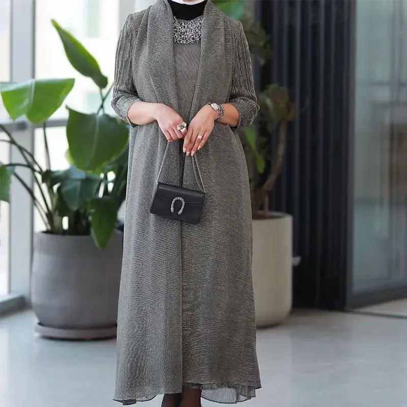 Long Pleated Gown Optional (You Can Buy Samples to Check the Quality Before Placing an Order) - - Pleats Clothing 4