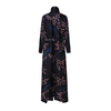 Abaya pour femmes, fabricants en gros, Design plissé, beau tissu en Polyester imprimé Floral, Abaya 2