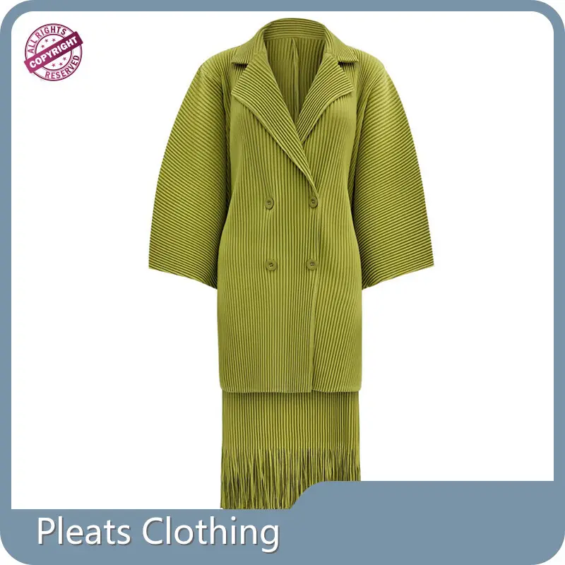 Womens Pleated Jacket About 5-10Days - - Pleats Clothing 1