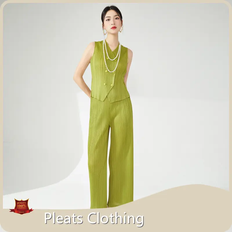 Satin Pleated Gown 100% Polyester by Pleats Clothing 1