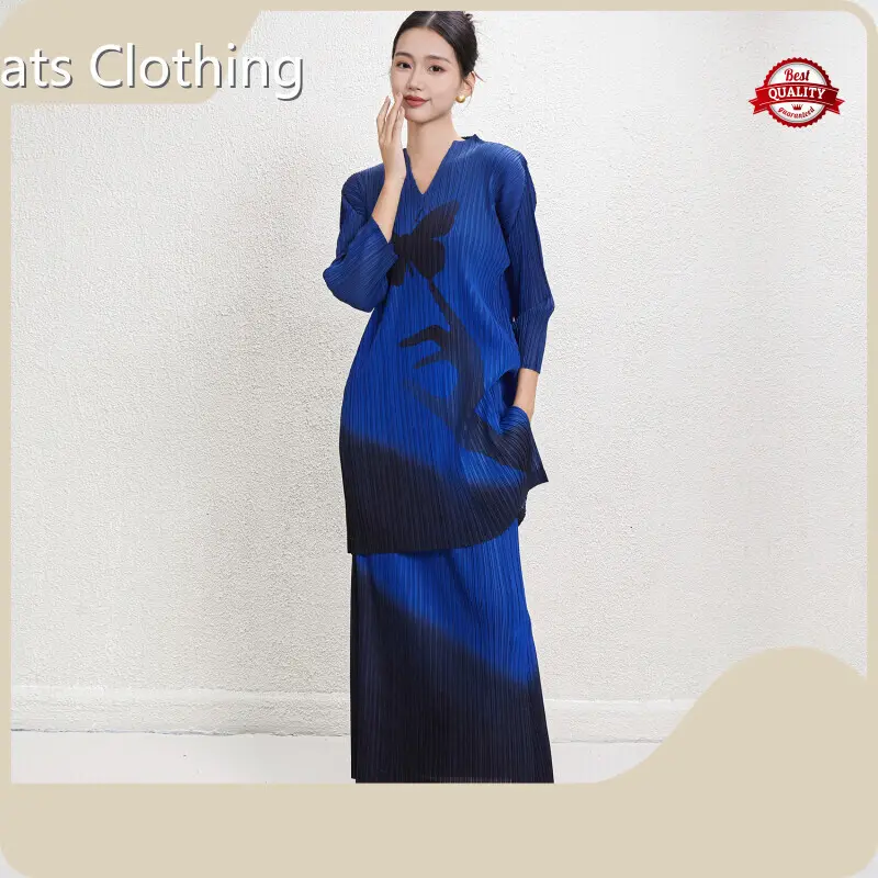 Pleated Suit Pants Support by Pleats Clothing 1