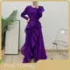Long Pleated Gown Accept Customized Color by Pleats Clothing 1