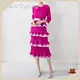 Red Pleated Gown Fast Shipping to Over 200+ Countries & Regions. by Pleats Clothing 1