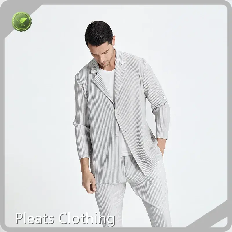 Pleated Trench Coat Womens - - Pleats Clothing 1