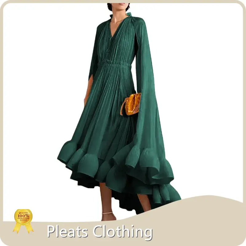 Pleated Gown Cash by Pleats Clothing 1