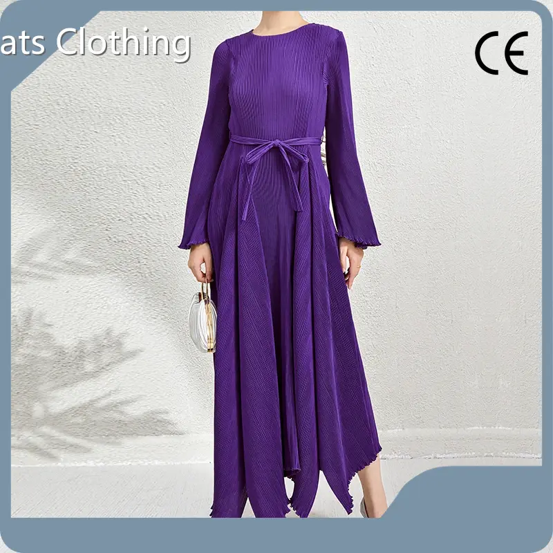 Strapless Pleated Gown by Pleats Clothing-1 1