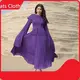 White Pleated Gown Pleats Clothing - - Pleats Clothing 1