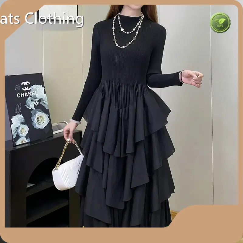 Silk Pleated Gown Pleats Clothing - - Pleats Clothing 1